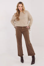 Maglione da donna con viscosa e lana - 223400