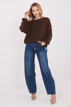 Maglione da donna con viscosa e lana - 223400