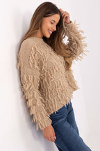 Maglione con frange - DARIA - 217049