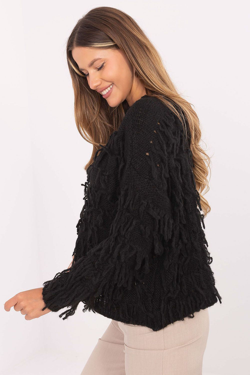 Maglione con frange - DARIA - 217049