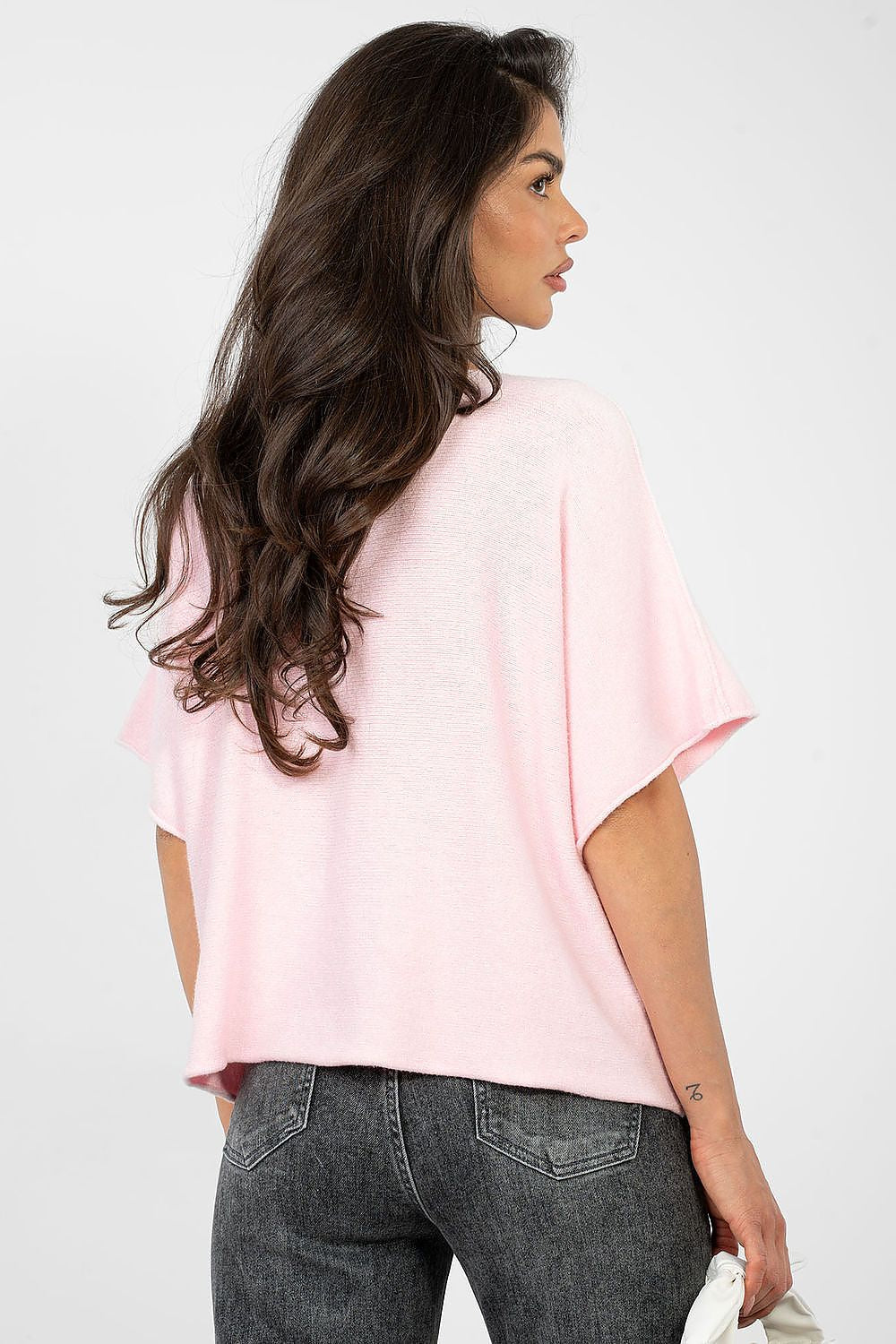 Maglione oversize reversibile in misto viscosa - 202700