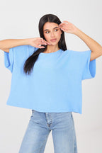 Maglione oversize reversibile in misto viscosa - 202700