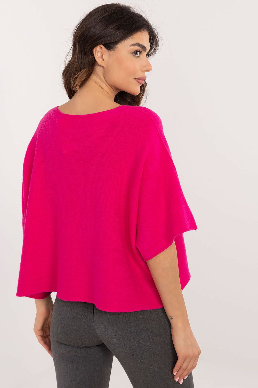 Maglione oversize reversibile in misto viscosa - 202700