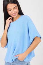 Maglione oversize reversibile in misto viscosa - 202700