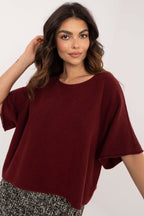 Maglione oversize reversibile in misto viscosa - 202700