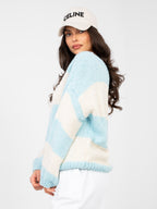 Maglione Oversize a Righe in Misto Lana (Brooklyn)