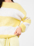 Maglione Oversize a Righe in Misto Lana (Brooklyn)