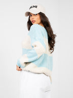 Maglione Oversize a Righe in Misto Lana (Brooklyn)