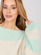 Maglione Oversize a Righe in Misto Lana (Brooklyn)