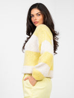 Maglione Oversize a Righe in Misto Lana (Brooklyn)