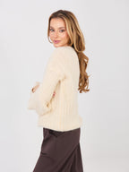 Maglione soffice da donna con maniche lunghe (Ginevra)