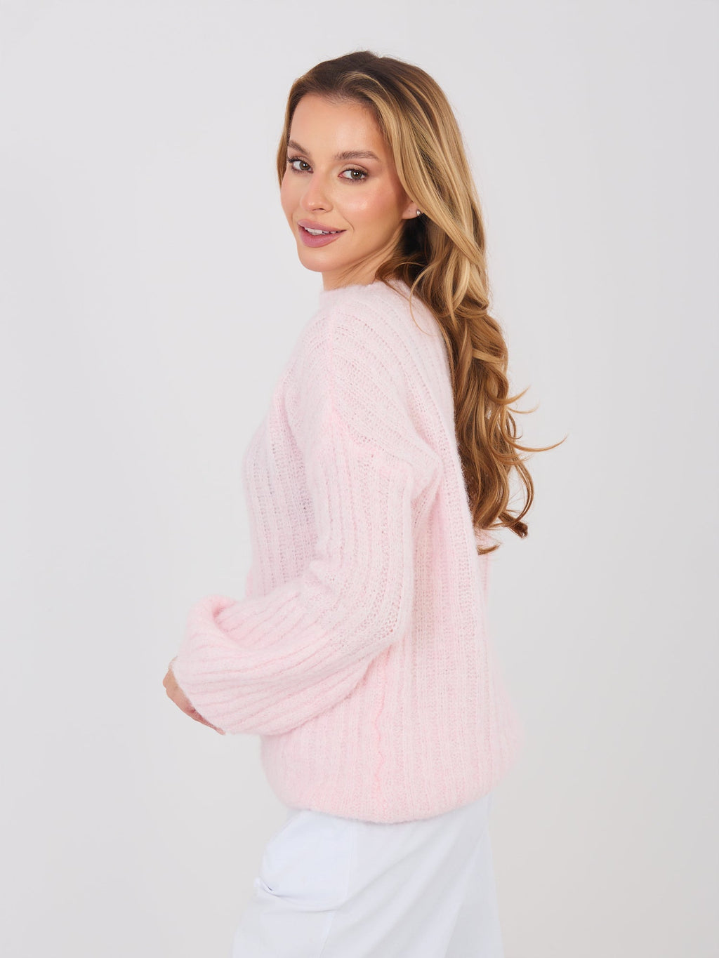 Maglione soffice da donna con maniche lunghe (Ginevra)