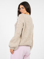 Maglione soffice da donna con maniche lunghe (Ginevra)