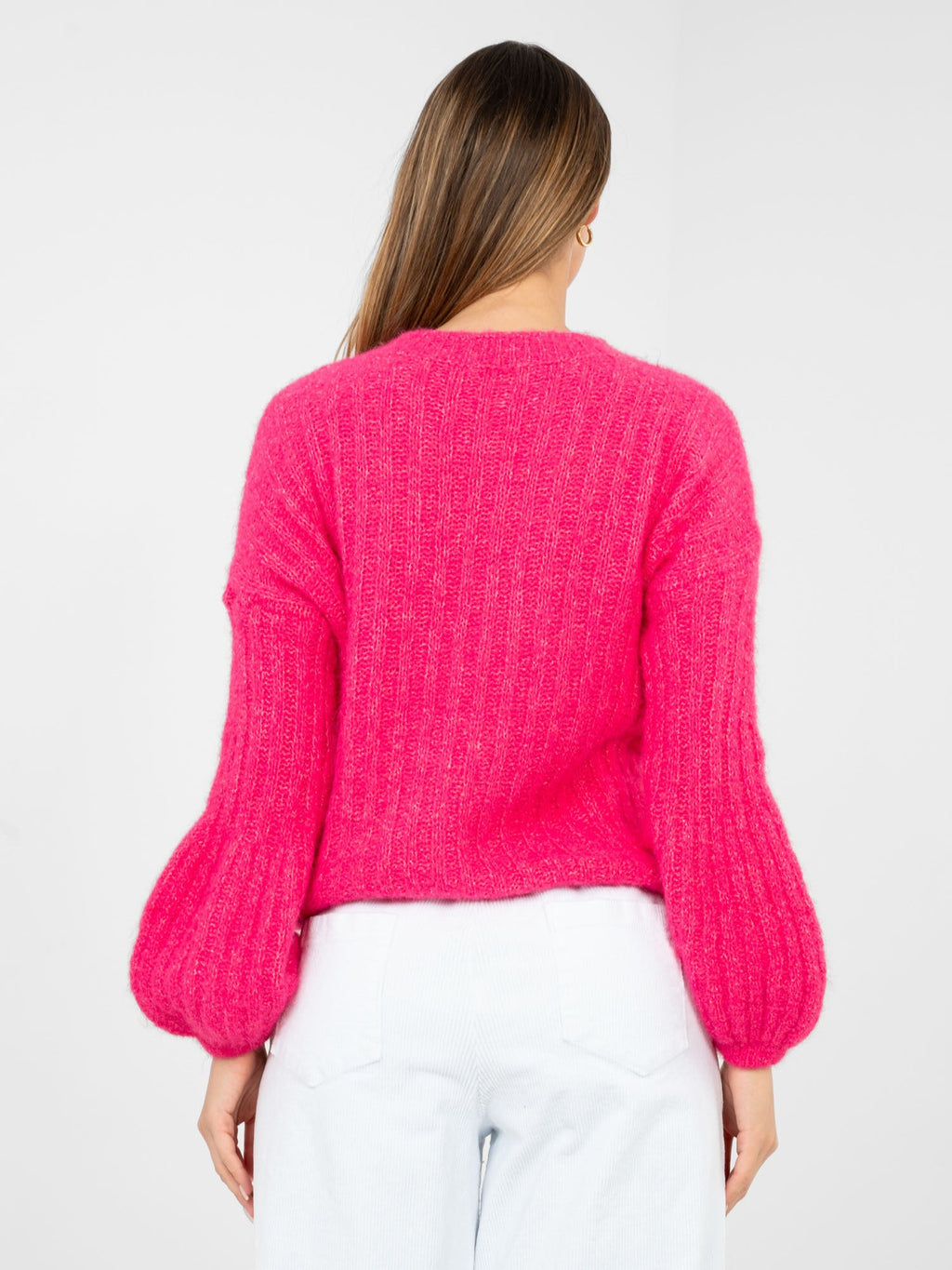 Maglione soffice da donna con maniche lunghe (Ginevra)