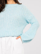 Maglione soffice da donna con maniche lunghe (Ginevra)