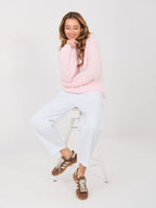 Maglione soffice da donna con maniche lunghe (Ginevra)