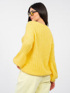 Maglione soffice da donna con maniche lunghe (Ginevra)