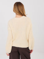 Maglione soffice da donna con maniche lunghe (Ginevra)