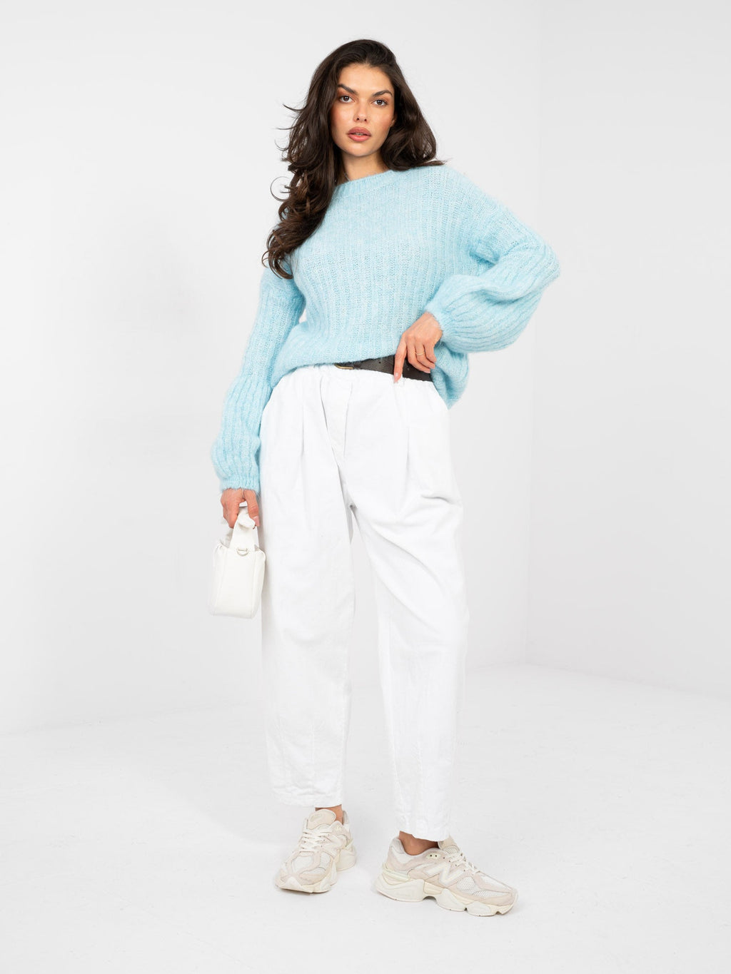 Maglione soffice da donna con maniche lunghe (Ginevra)