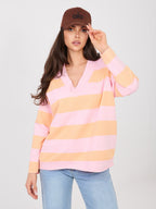 multicolore 2 / ONE SIZE Felpa Light con Scollo a V