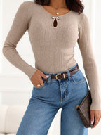 Marina - Maglione Elegante da Donna in Viscosa con Filato