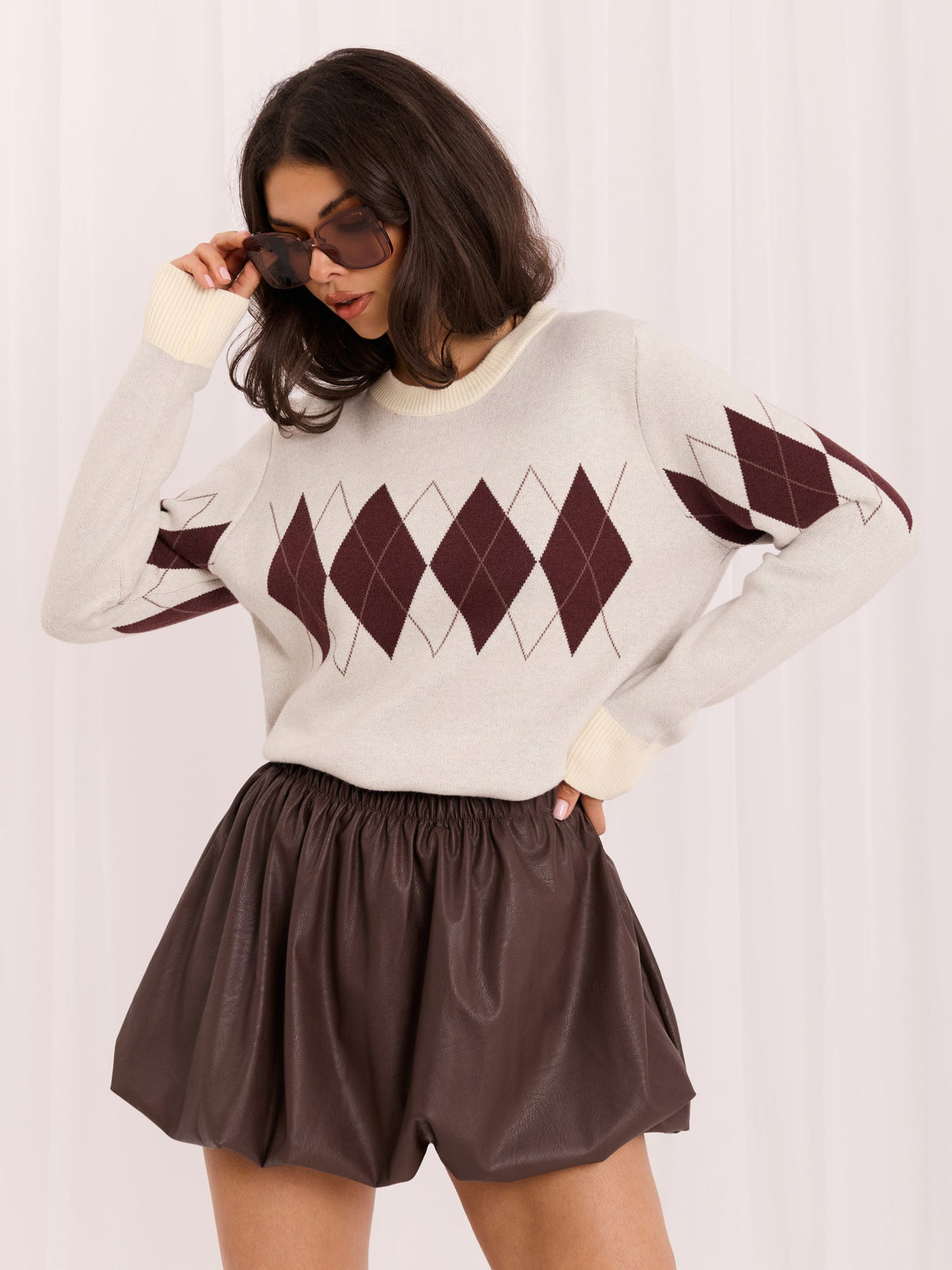 Taglia unica / Ecru Marzia - Maglia Casual da Donna