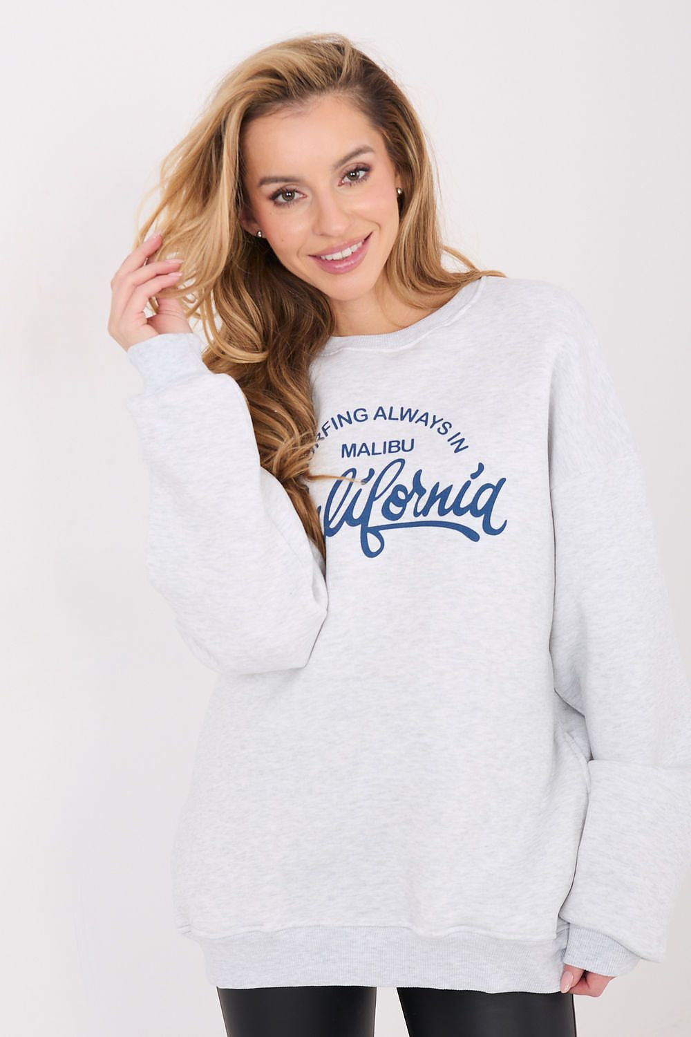 Maxi Felpa Donna ’Urban Lettering’ – Taglio Allungato