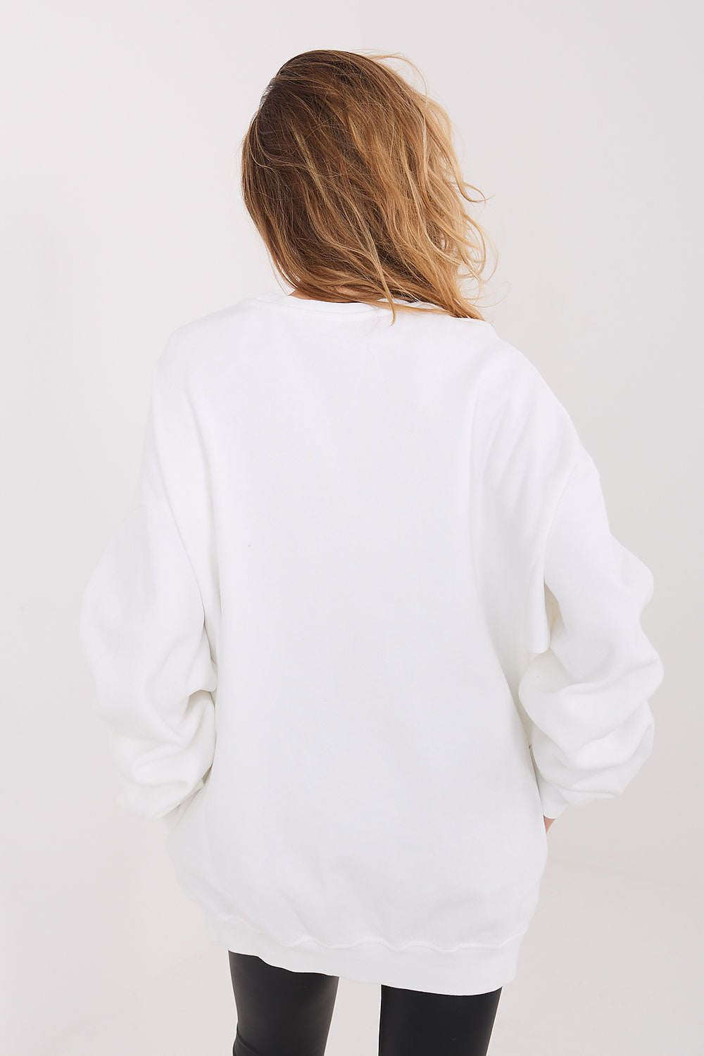 Maxi Felpa Donna ’Urban Lettering’ – Taglio Allungato