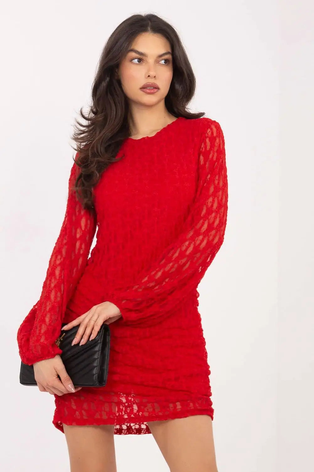 Miniabito in viscosa ed elastan - 222591