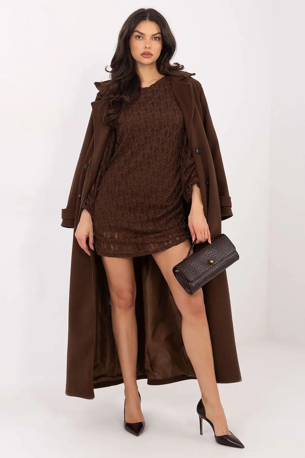 Miniabito in viscosa ed elastan - 222591