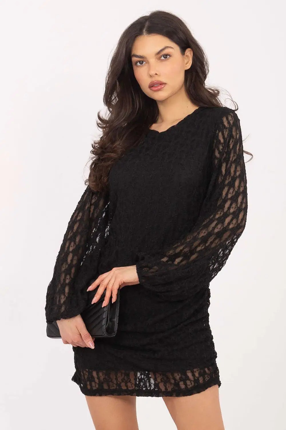 Miniabito in viscosa ed elastan - 222591