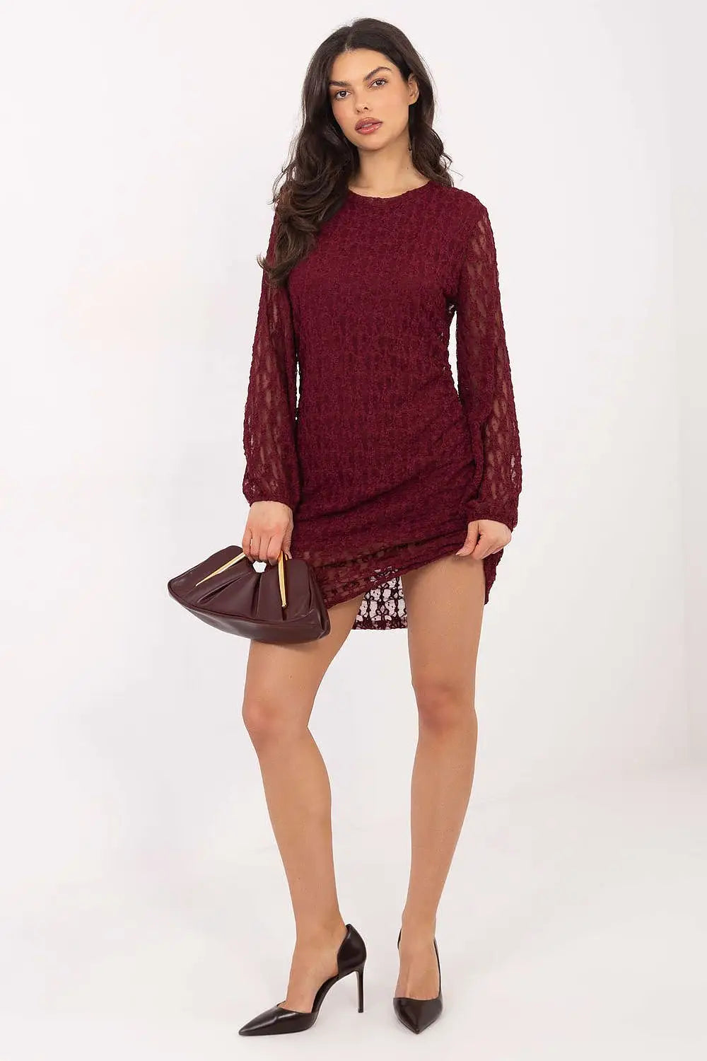 Miniabito in viscosa ed elastan - 222591