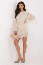 Miniabito in viscosa ed elastan - 222591