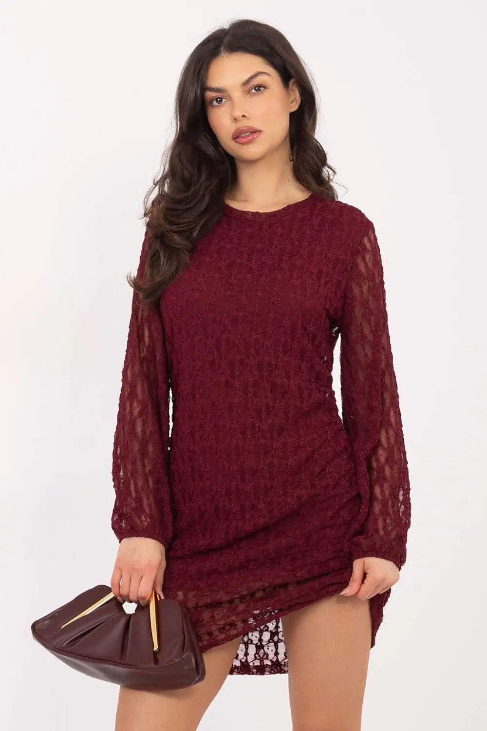 Miniabito in viscosa ed elastan - 222591