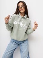 XS / Verde pistacchio Miriam - Felpa Oversize Grigio Chiaro