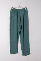 Pantaloni in garza di cotone