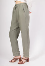 Pantaloni in garza di cotone