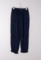 Pantaloni in garza di cotone