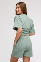 Pantaloncini in felpa da donna - LEISURE - 211513