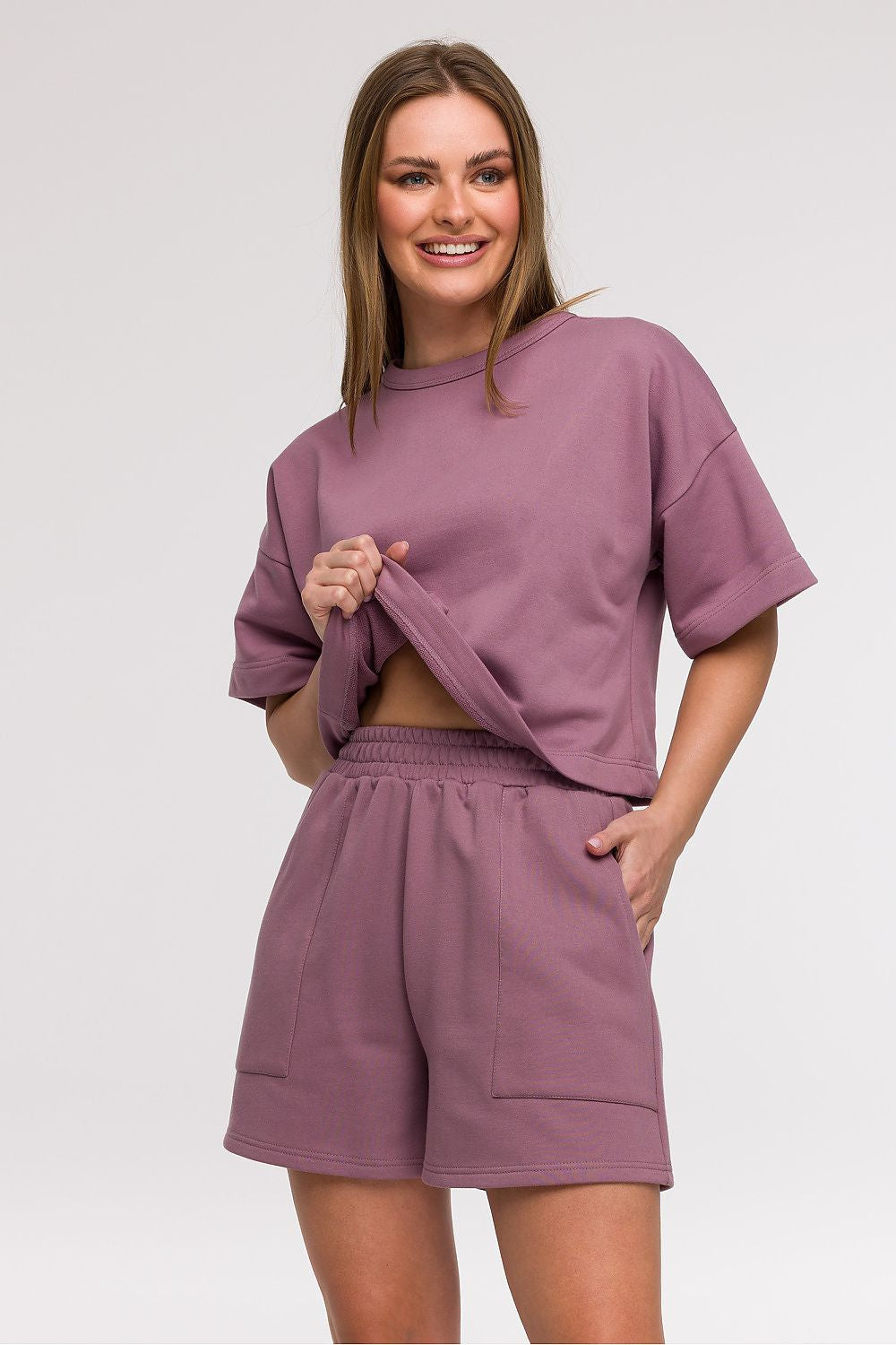 Viola / S Pantaloncini in felpa da donna - LEISURE - 211513