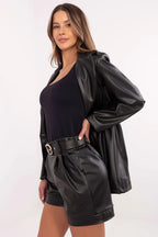 Pantaloncini in ecopelle - 219043