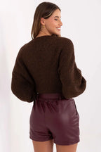 Pantaloncini in ecopelle - 219043