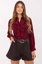 Marrone / Universale Pantaloncini in viscosa - 219888