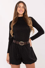 Nero / Universale Pantaloncini in viscosa - 219888