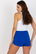 Pantaloncini a vita alta con coulisse in - 167121