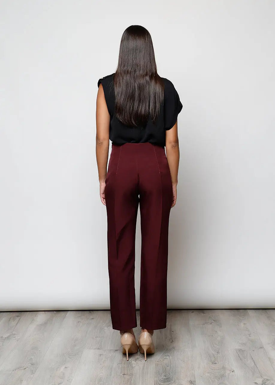 Pantaloni a vita alta - 009069