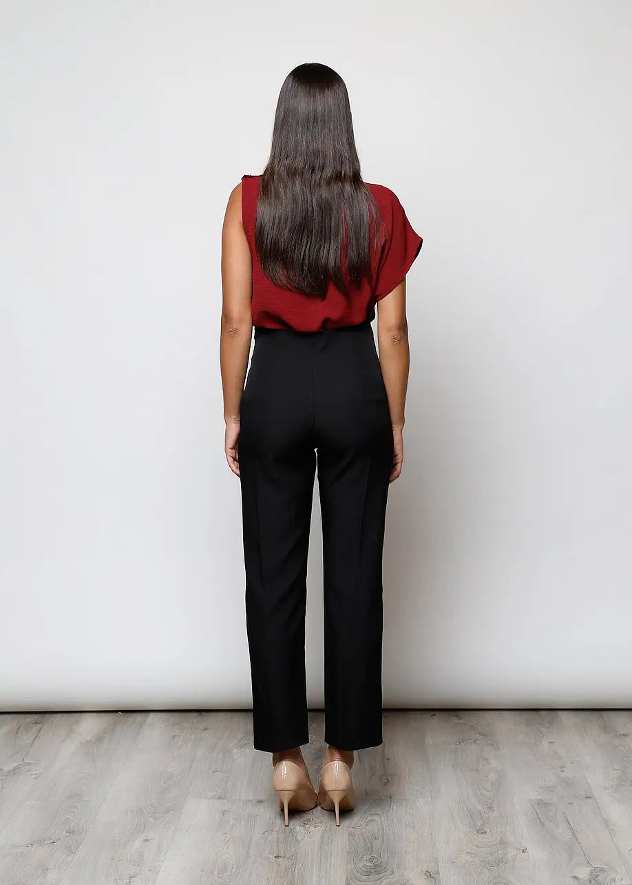 Pantaloni a vita alta - 009069