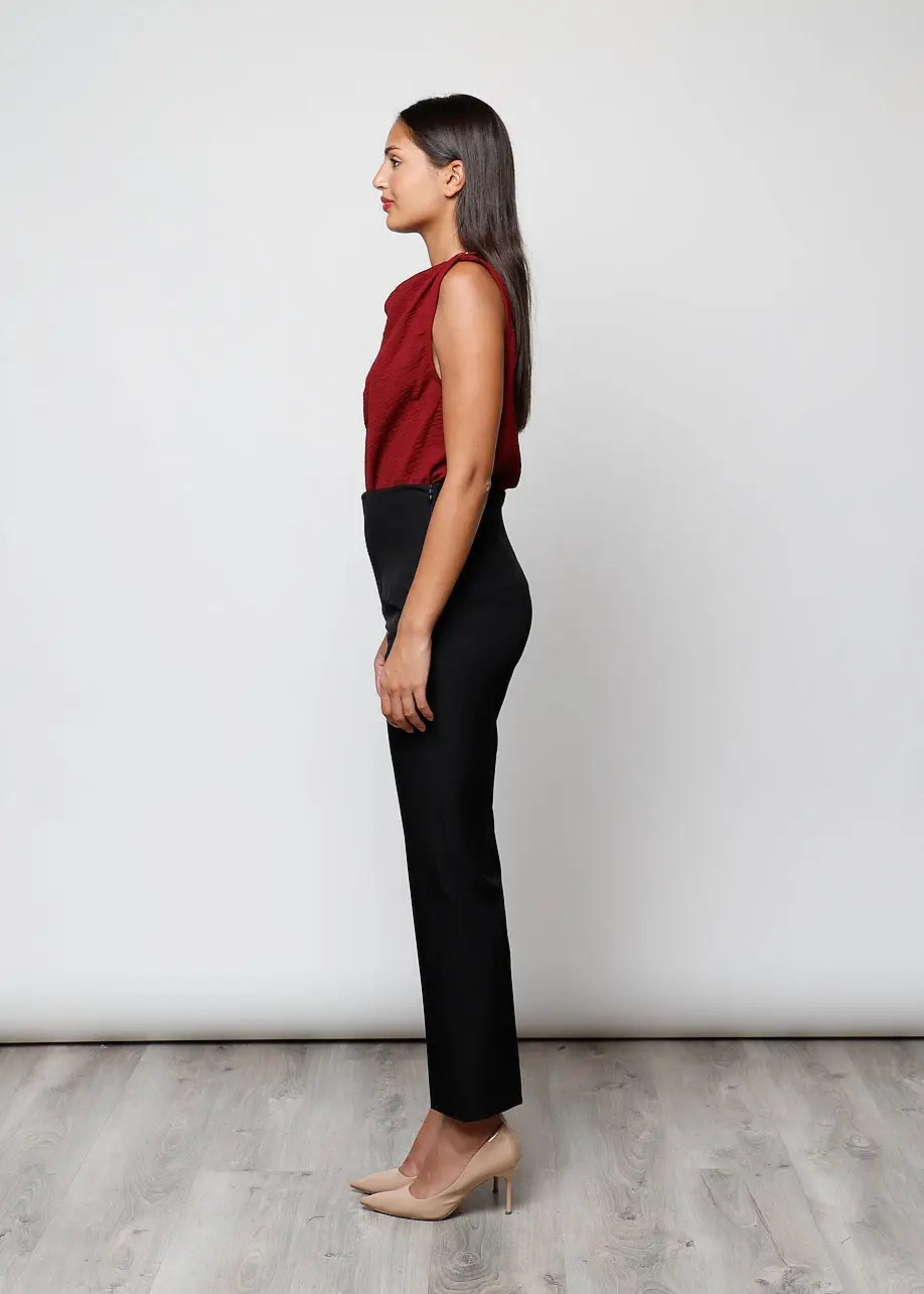 Pantaloni a vita alta - 009069