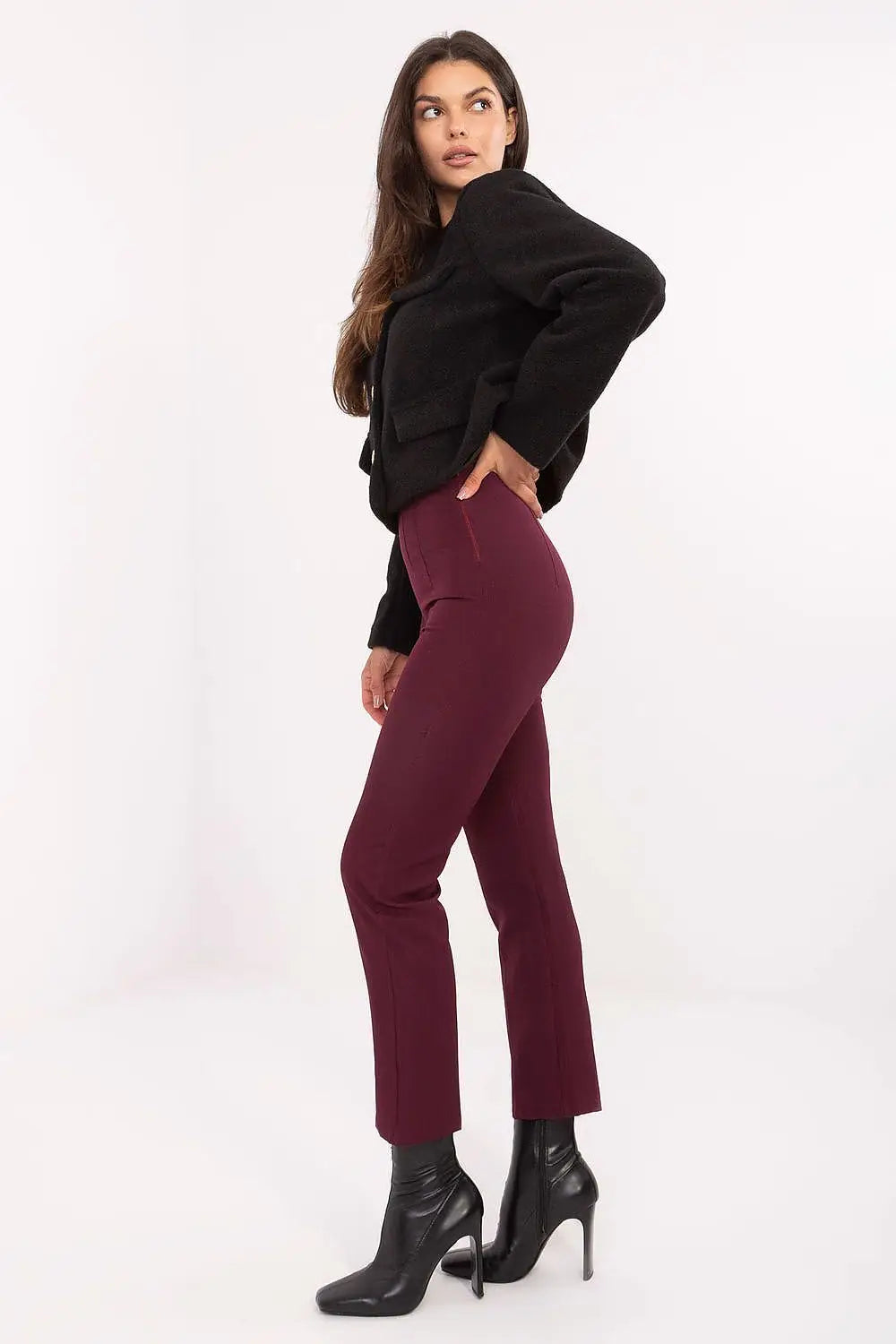 Pantaloni da donna a vita alta - 216742