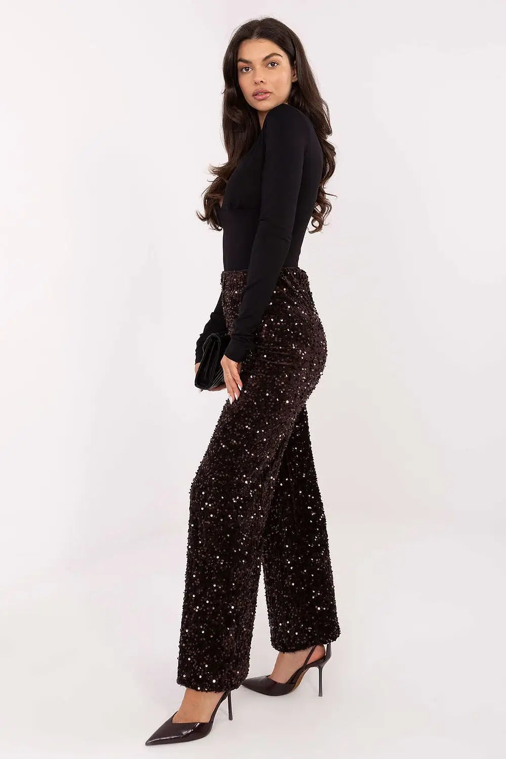 Pantaloni da donna con paillettes - 203163